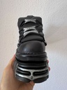 New Rock M-106-S112 Original Black Leather Platform Boots / Sneakers (Brand New with Box) - Фото 2