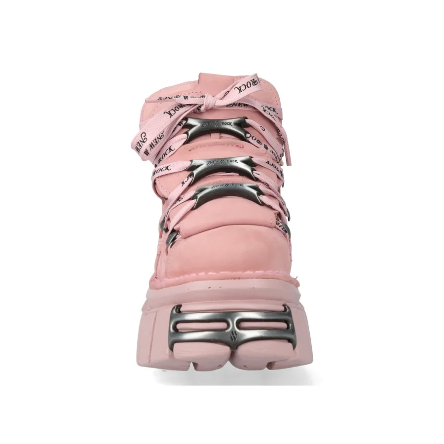 New Rock M-106-C158 Pink Platform Boots – Exclusive Style & Premium Quality - Фото 1