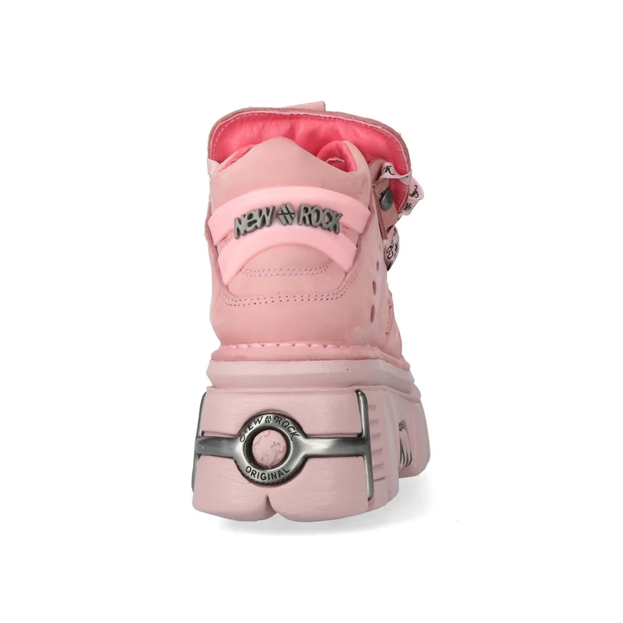New Rock M-106-C158 Pink Platform Boots – Exclusive Style & Premium Quality - Фото 2