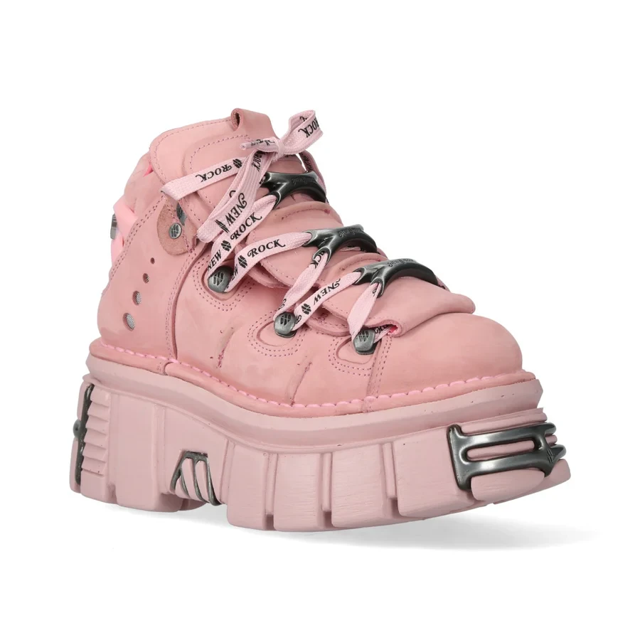 New Rock M-106-C158 Pink Platform Boots – Exclusive Style & Premium Quality - Фото 3