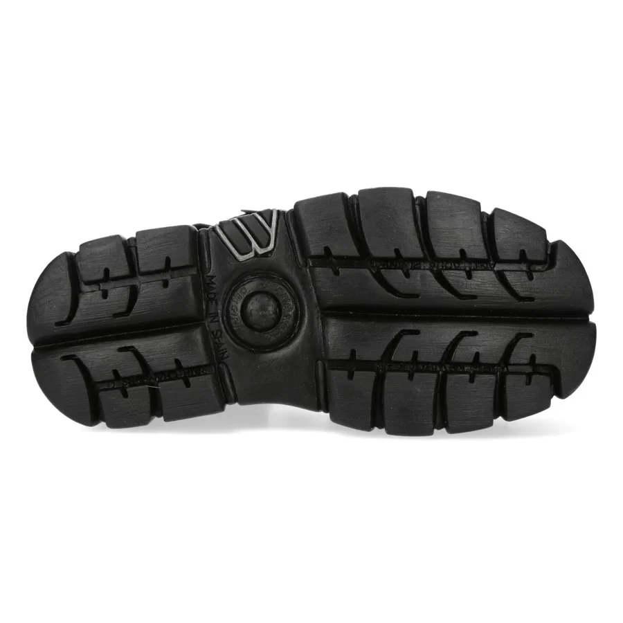 Босоніжки сандалі New Rock M-BIOS101-V1 на платформі, чорні шкіряні - Фото 6