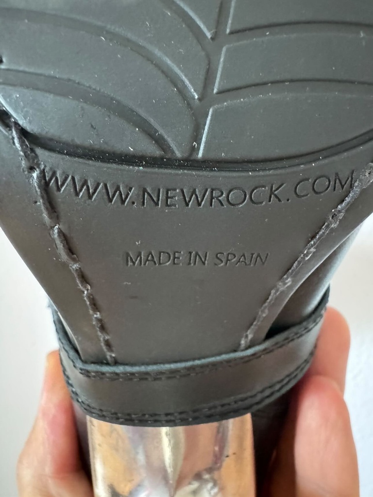 Жіночі шкіряні чоботи New Rock M-9375-S1 на металевих підборах (Оригінал, Іспанія) - Фото 2