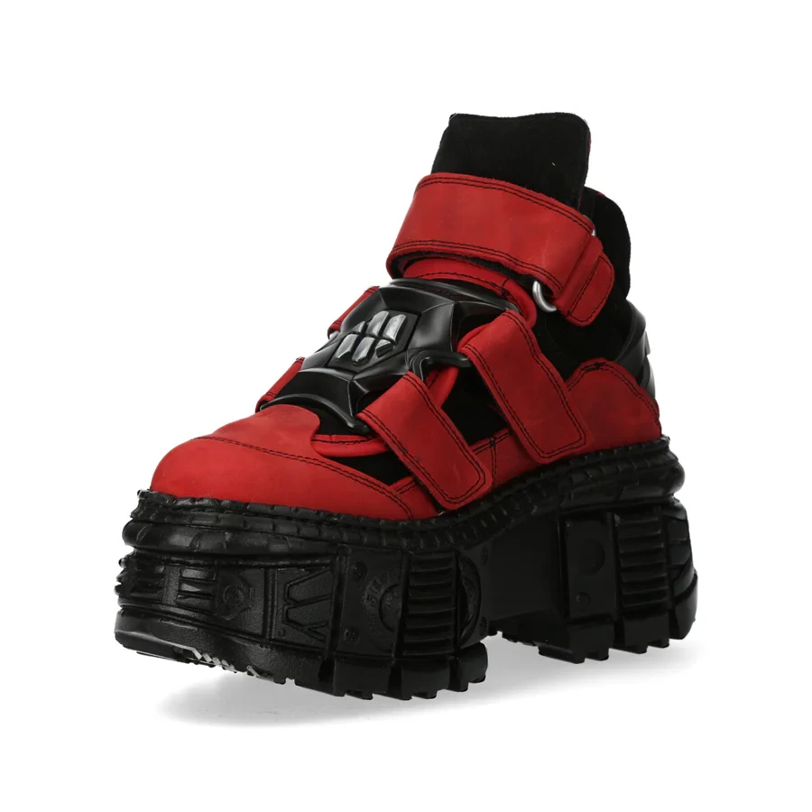 Черевики New Rock M-WALL285-S6 Red/Black – Культове готичне взуття на платформі - Фото 3