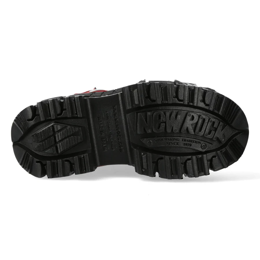 Черевики New Rock M-WALL285-S6 Red/Black – Культове готичне взуття на платформі - Фото 4