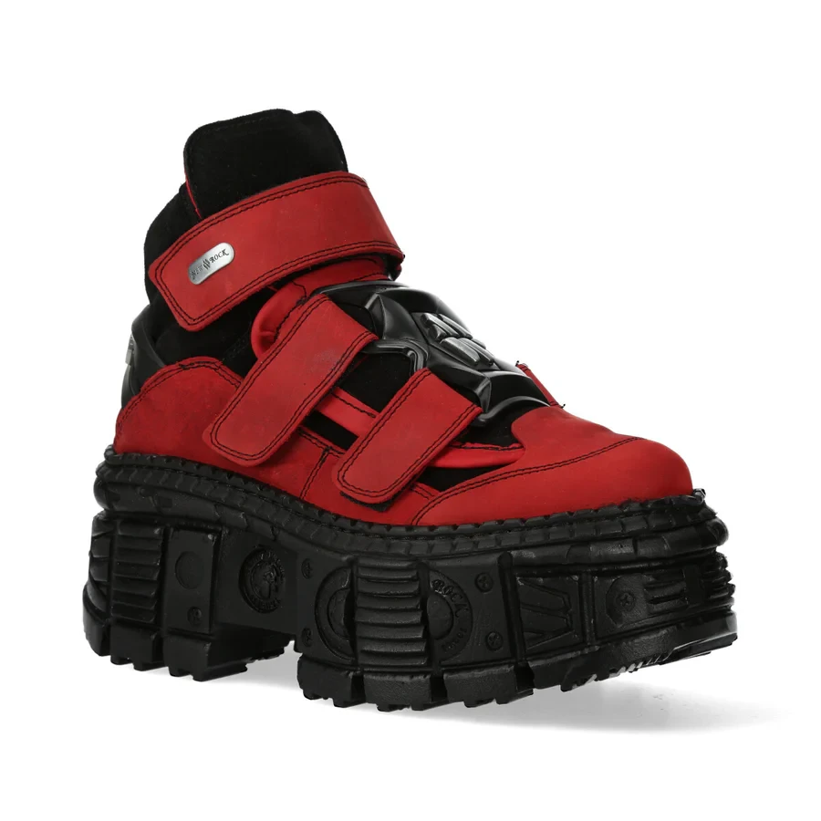 Черевики New Rock M-WALL285-S6 Red/Black – Культове готичне взуття на платформі - Фото 5