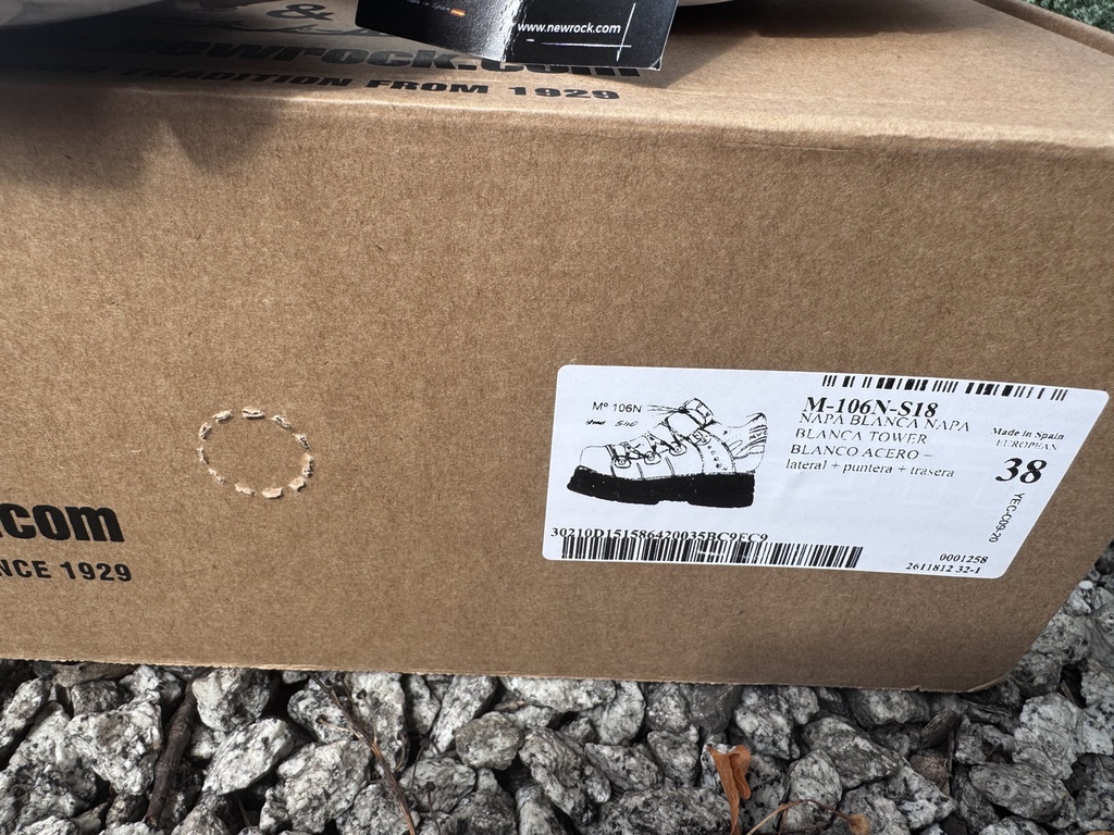 New Rock M-106N-S18 White  – Iconic Alternative Footwear - Фото 1