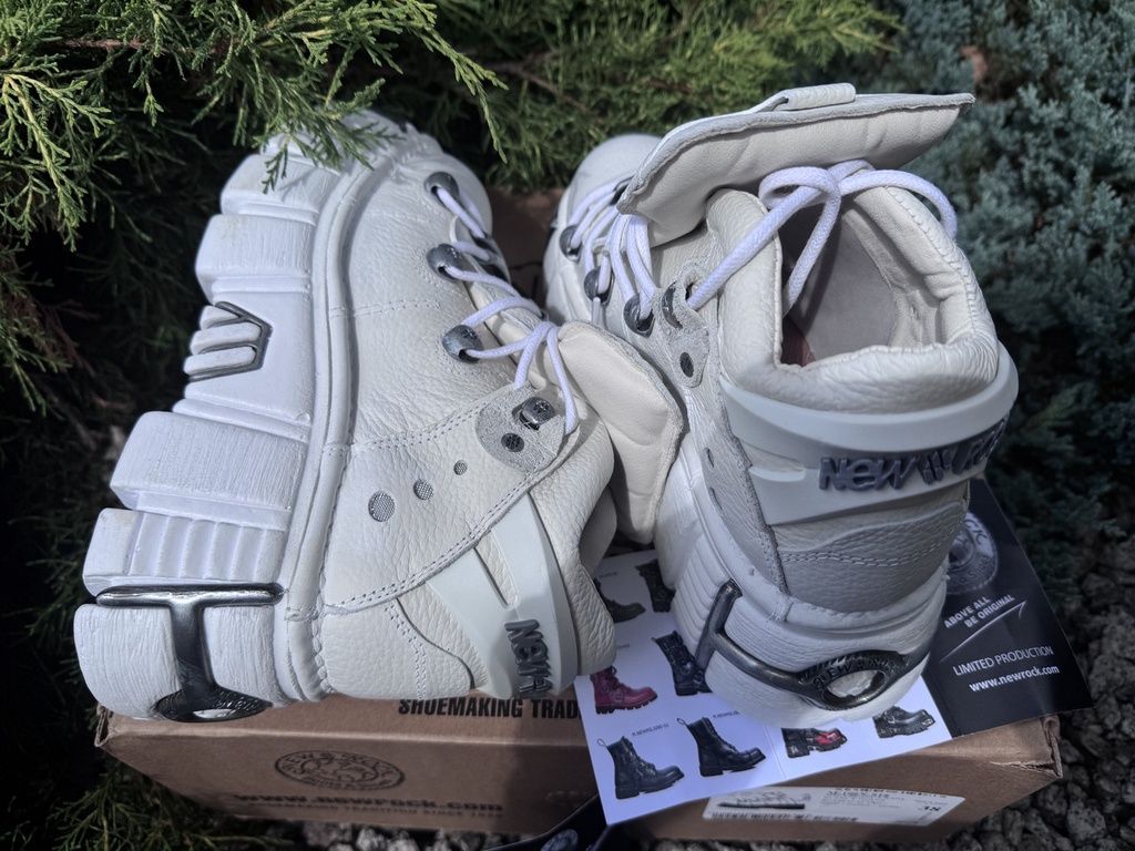 New Rock M-106N-S18 White  – Iconic Alternative Footwear - Фото 3
