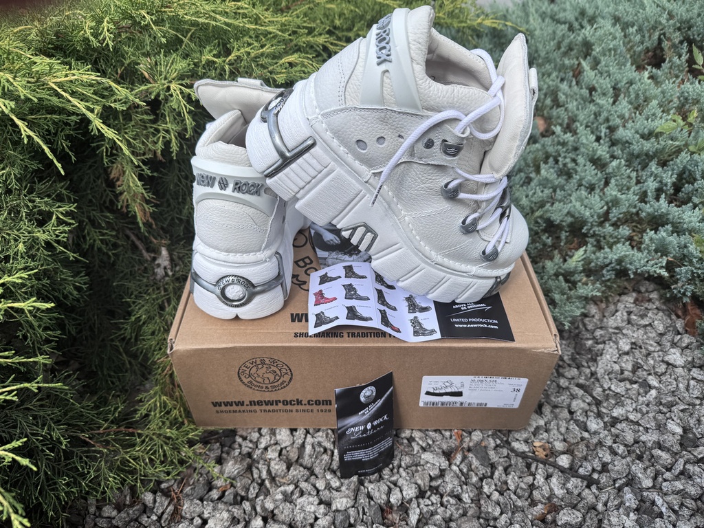 New Rock M-106N-S18 White  – Iconic Alternative Footwear - Фото 7