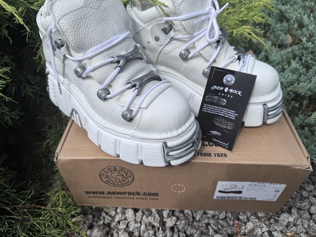 New Rock M-106N-S18 White  – Iconic Alternative Footwear - Фото 9