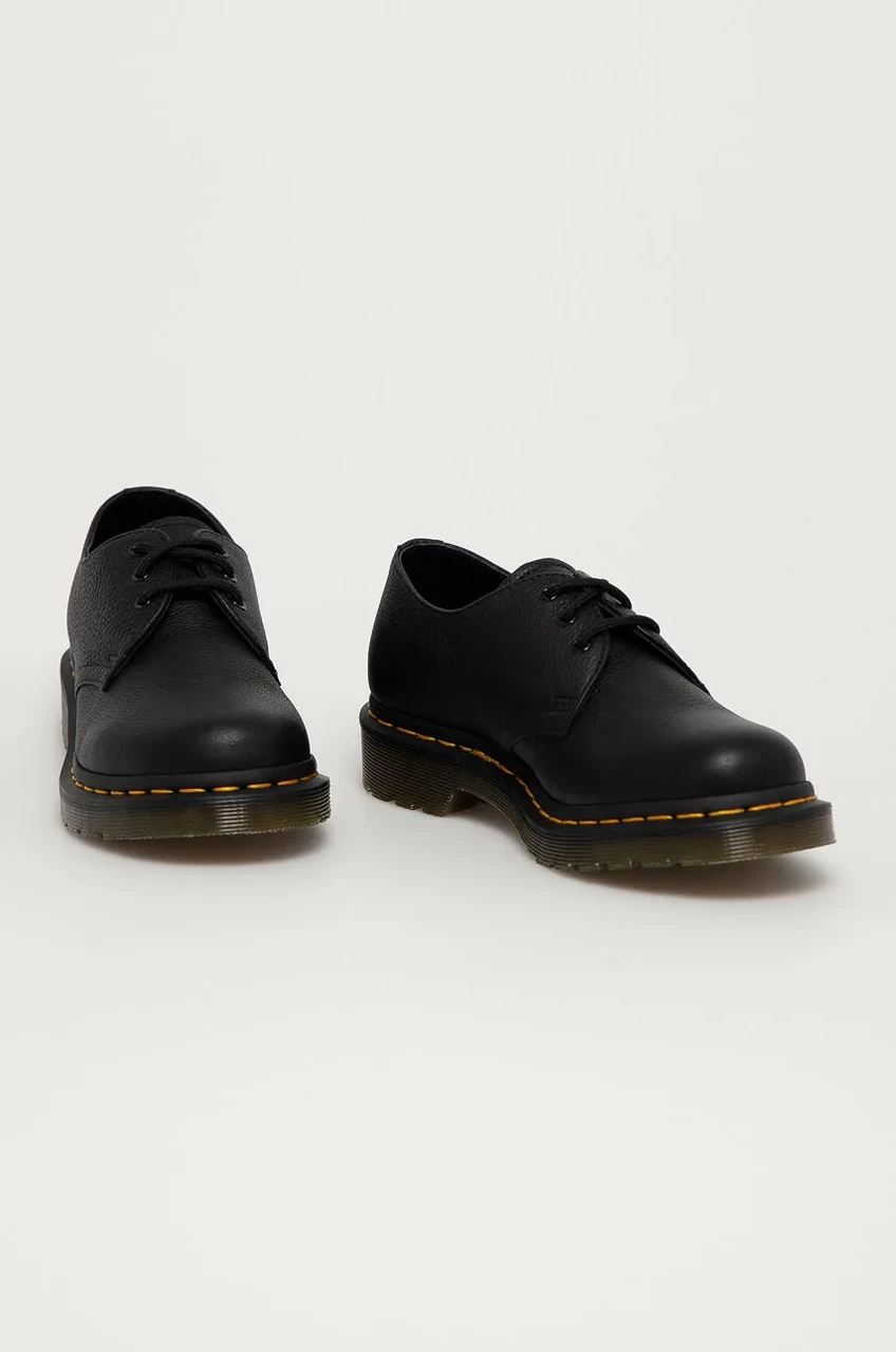 Туфлі Dr. Martens жіночі колір чорний на плоскому ходу 24256001-Black - Фото 1