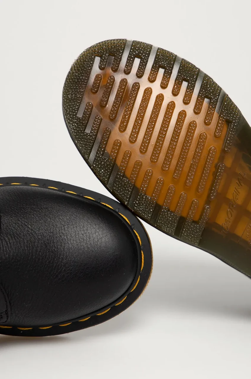 Туфлі Dr. Martens жіночі колір чорний на плоскому ходу 24256001-Black - Фото 3