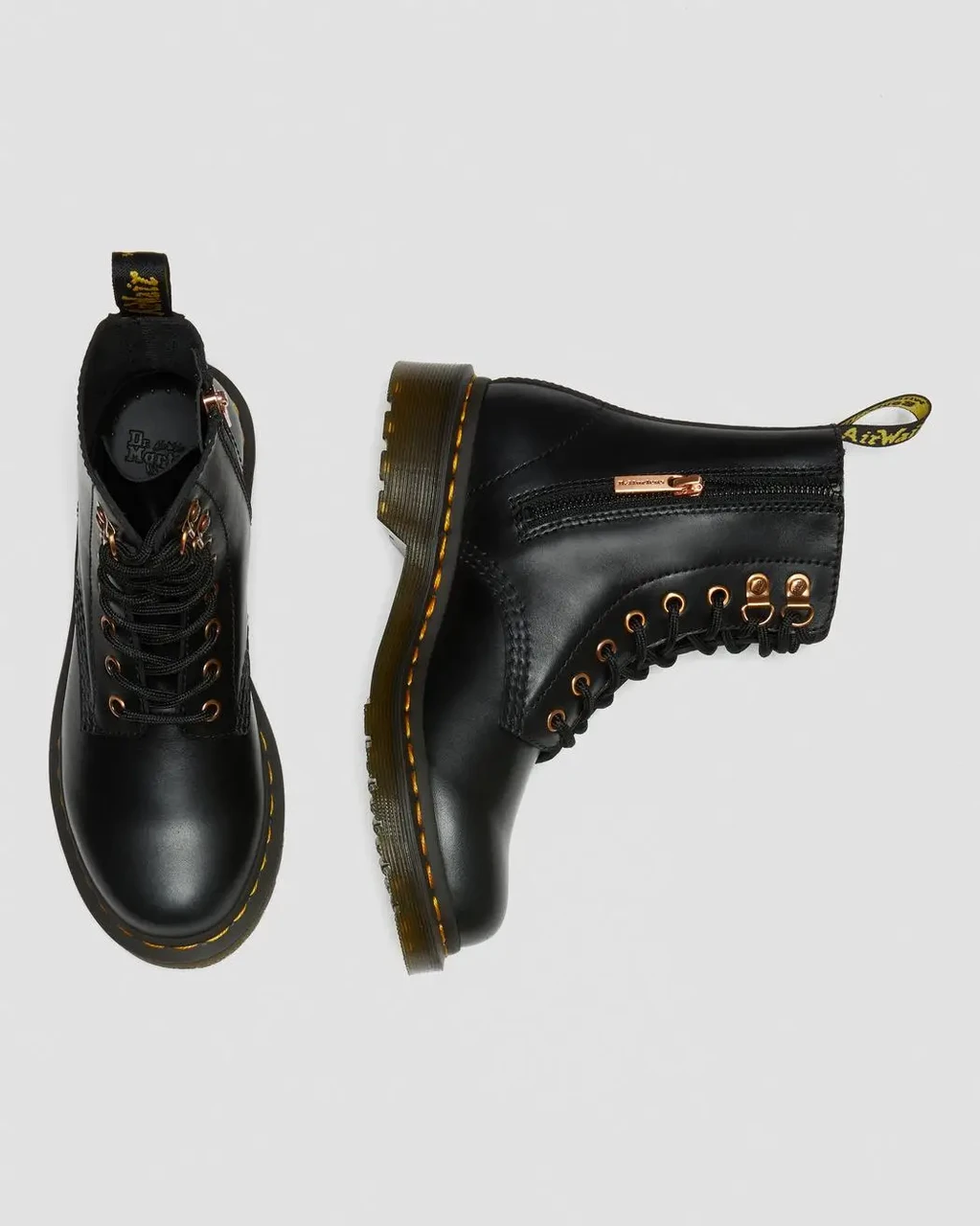 URBAN Черевики Dr. Martens 26874001-1460 PASCAL ROSE GOLD BLACK WANAMA 37, 38, 39, 40 - Фото 1