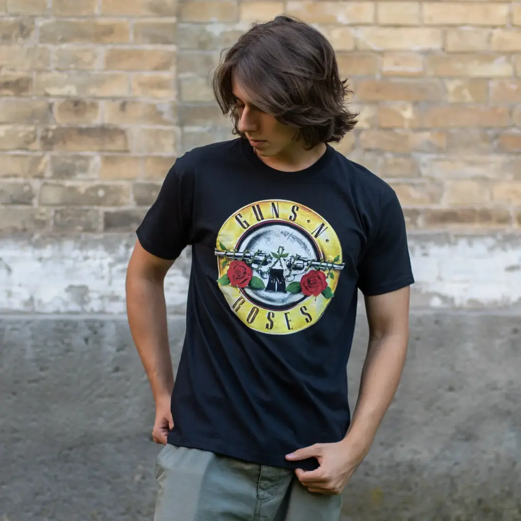 Футболка Guns N' Roses - Bullet Logo чорна