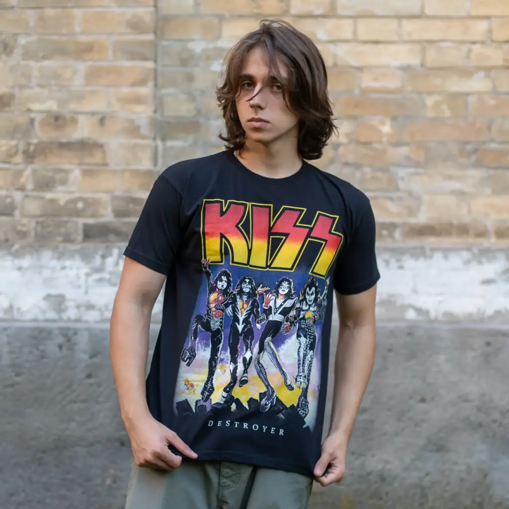 Футболка Kiss - Destroyer чорна