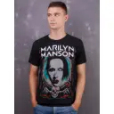 Футболка Marilyn Manson Poster (Los Angeles 2018) чорна