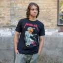 Футболка Metallica - Damaged Justice 88-89 чорна