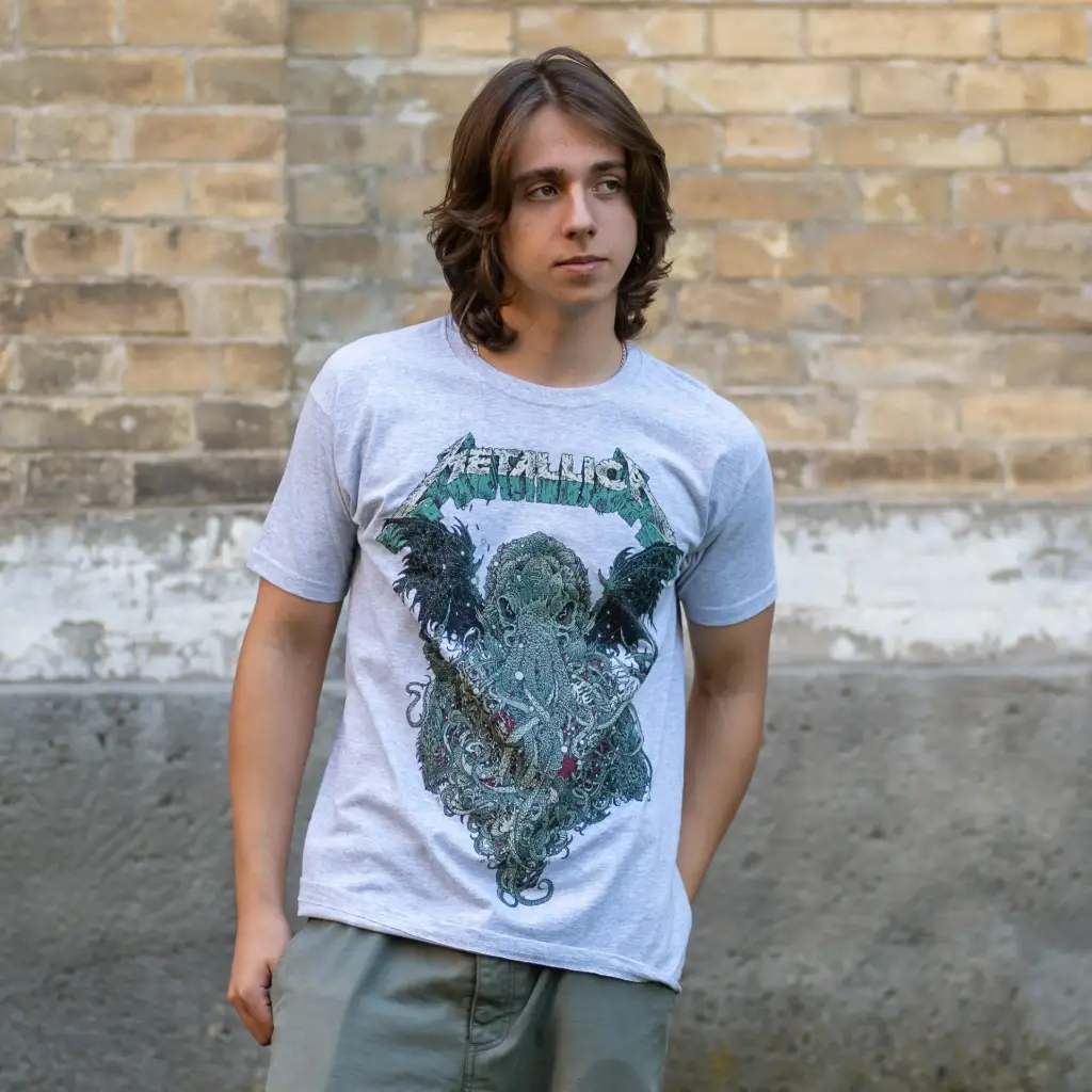 Футболка Metallica - The Call Of Ktulu 2020 світло-сіра меланжева