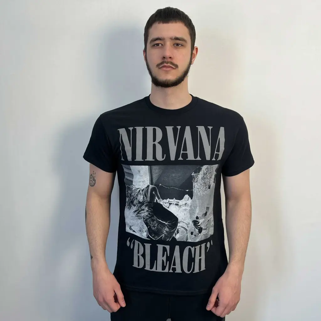 Футболка Nirvana - Bleach чорна