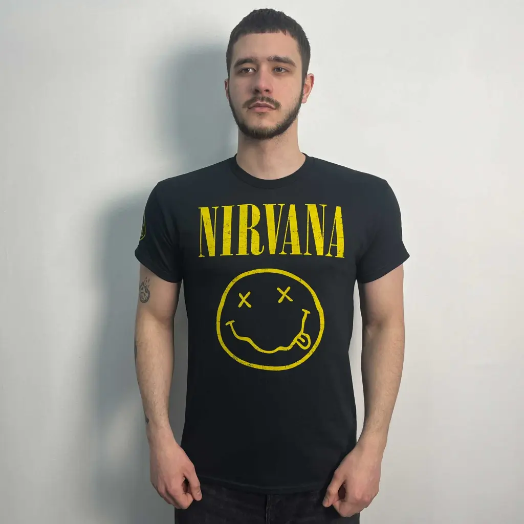Футболка Nirvana Logo чорна