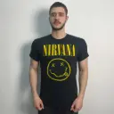 Футболка Nirvana Logo чорна