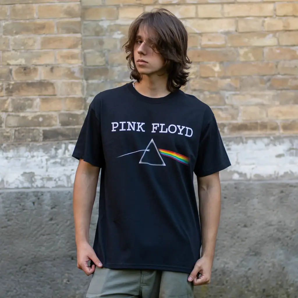 Футболка Pink Floyd - The Dark Side Of The Moon призма чорна