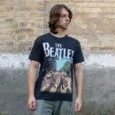 Футболка The Beatles - Abbey Road чорна