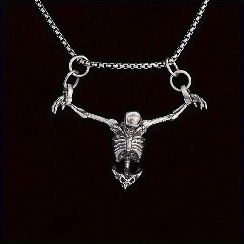 Кулон на ланцюжку Скелет - Skeleton