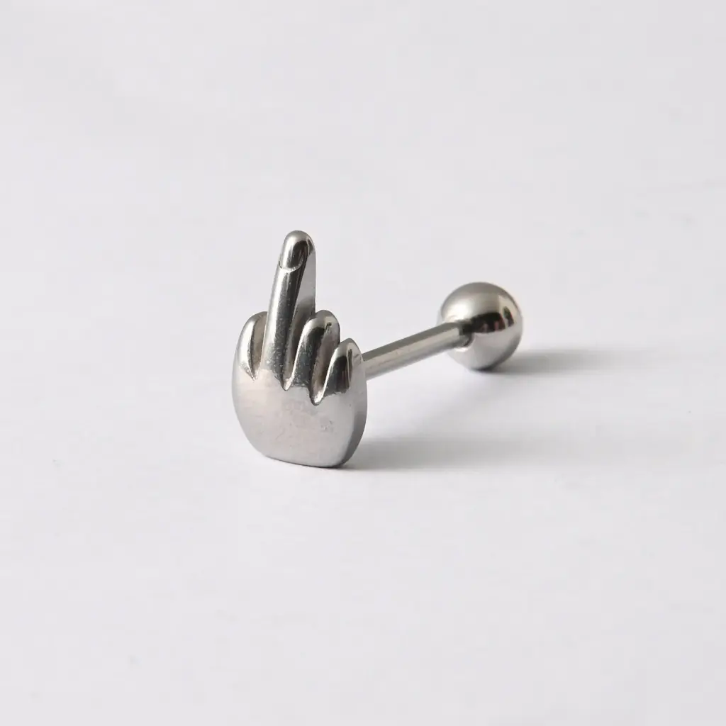 Пірсинг штанга для язика F*ck