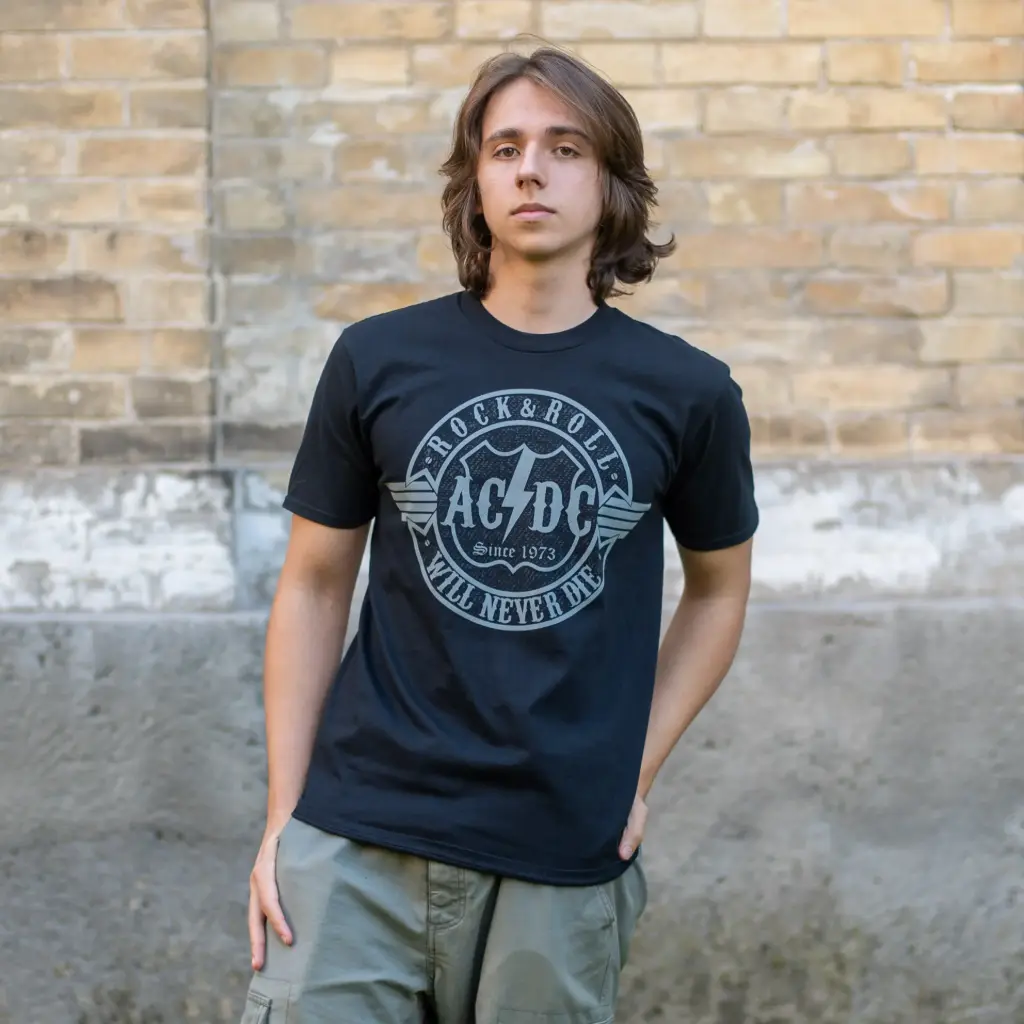 Футболка AC/DC - Old Logo чорна
