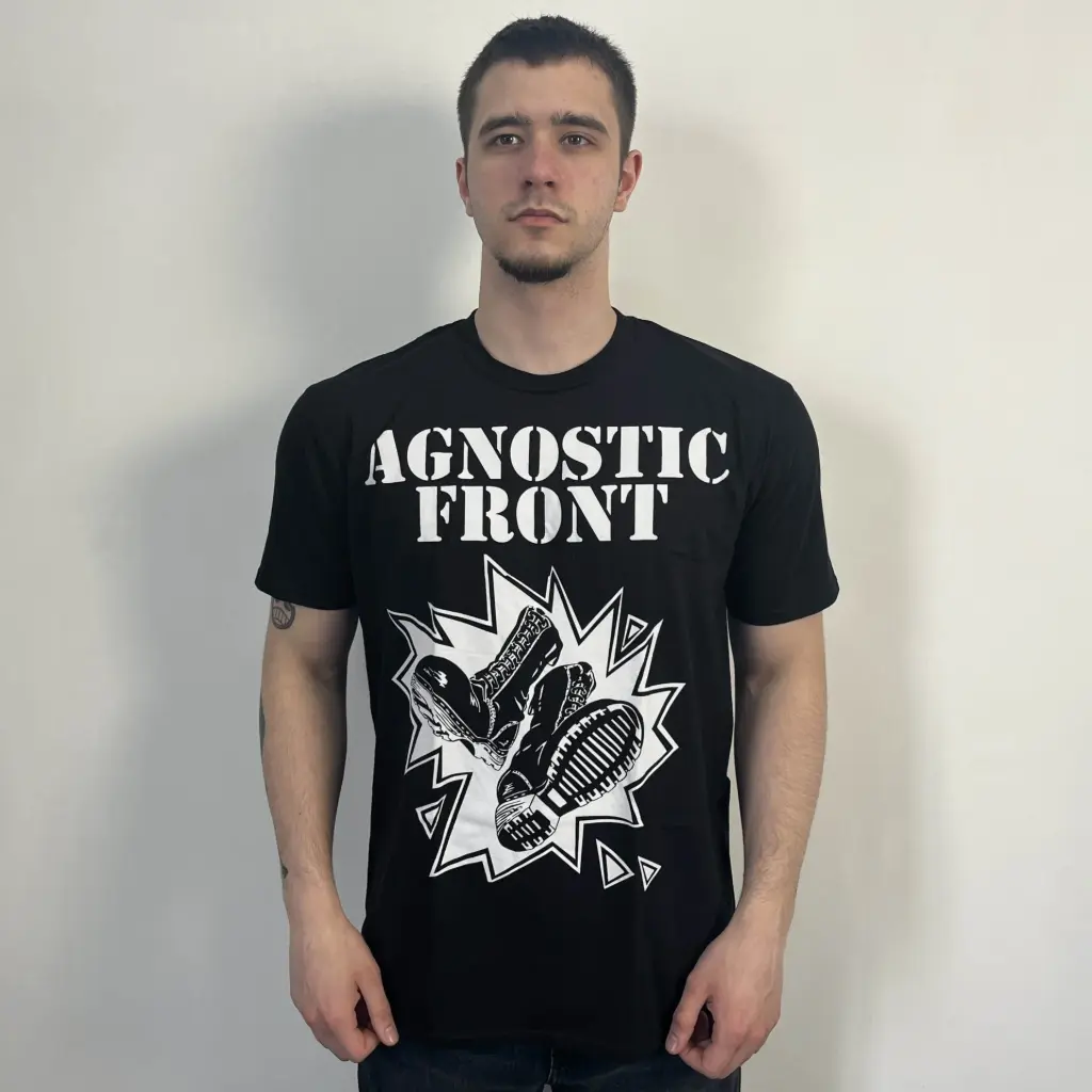 Футболка Agnostic Front - Boots чорна