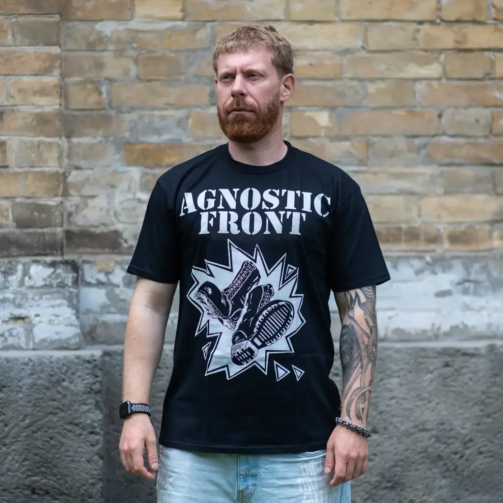 Футболка Agnostic Front - Boots чорна