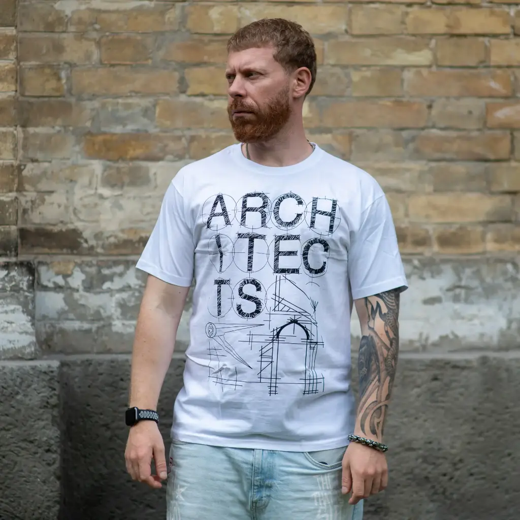 Футболка Architects біла