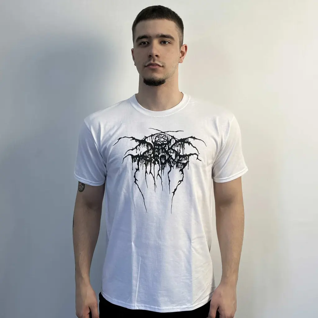 Футболка Darkthrone - Baphomet біла