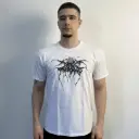 Футболка Darkthrone - Baphomet біла