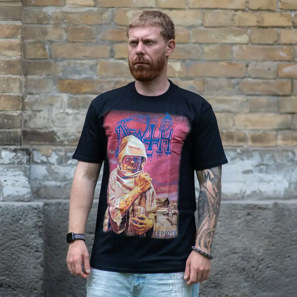 Футболка Death - Leprosy New чорна