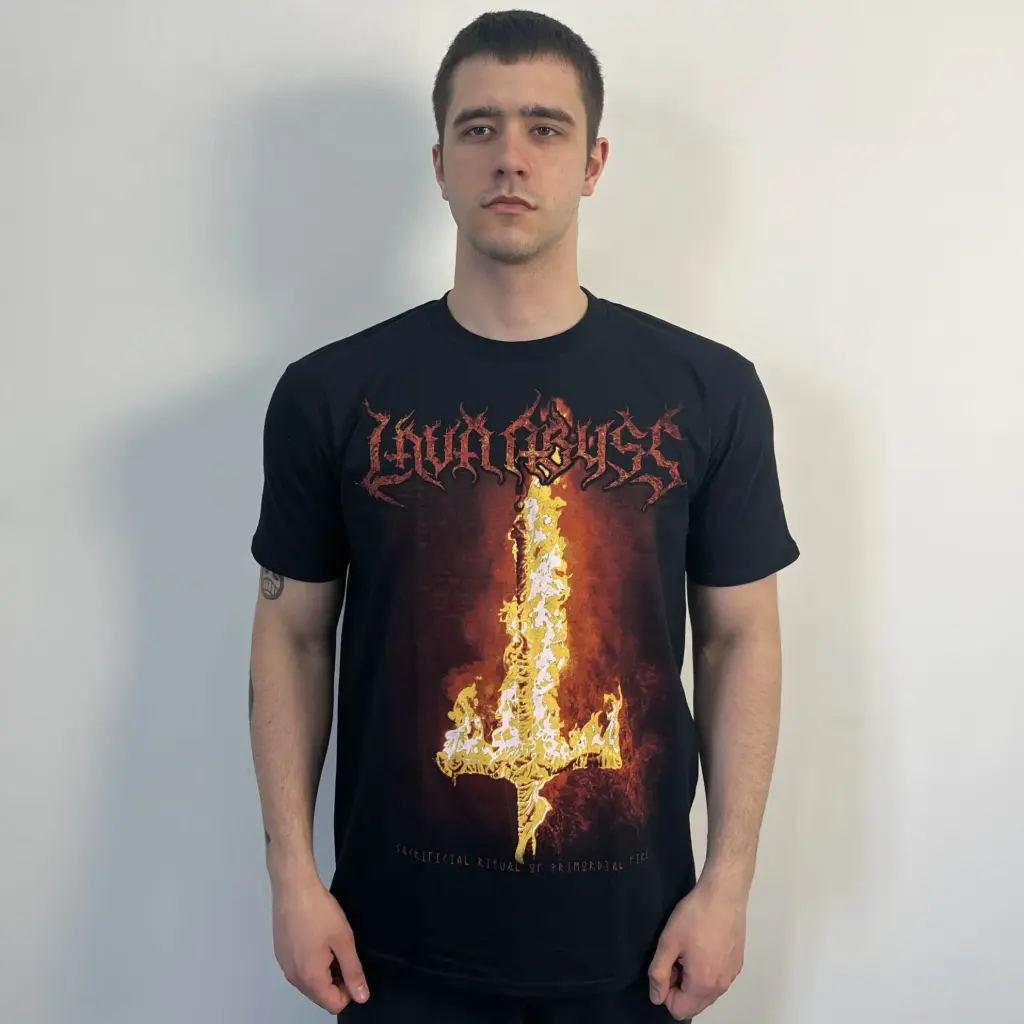 Футболка Lava Abyss - Sacrificial Ritual Of Primordial Fire чорна