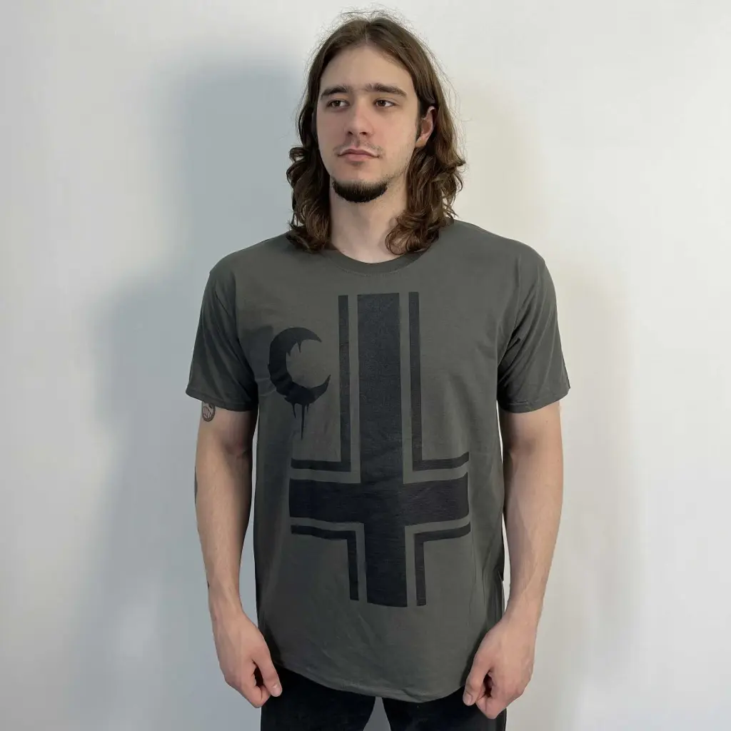 Футболка Leviathan - Howl Mockery At The Cross сіра