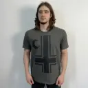 Футболка Leviathan - Howl Mockery At The Cross сіра