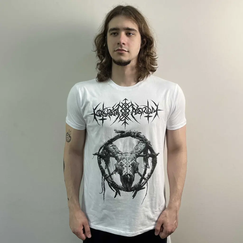 Футболка Nokturnal Mortum - No Apologies. No Remorse. No Regrets. біла