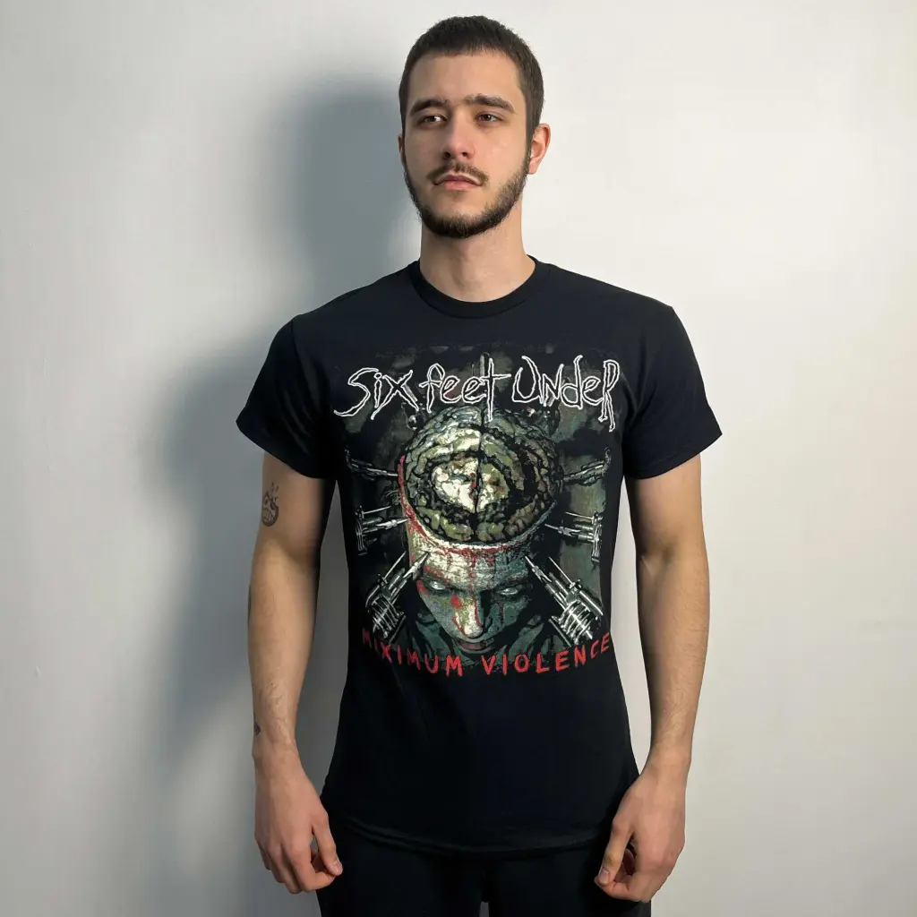 Футболка Six Feet Under - Maximum Violence чорна