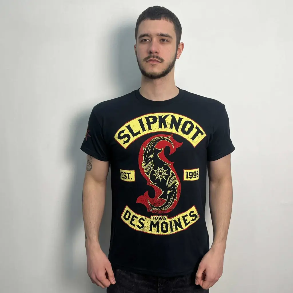 Футболка Slipknot - Iowa Des Moines 1995 чорна