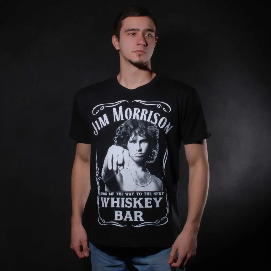 Футболка The Doors - Jim Morrison (Whiskey Bar) чорна