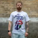 Футболка The Rolling Stones біла
