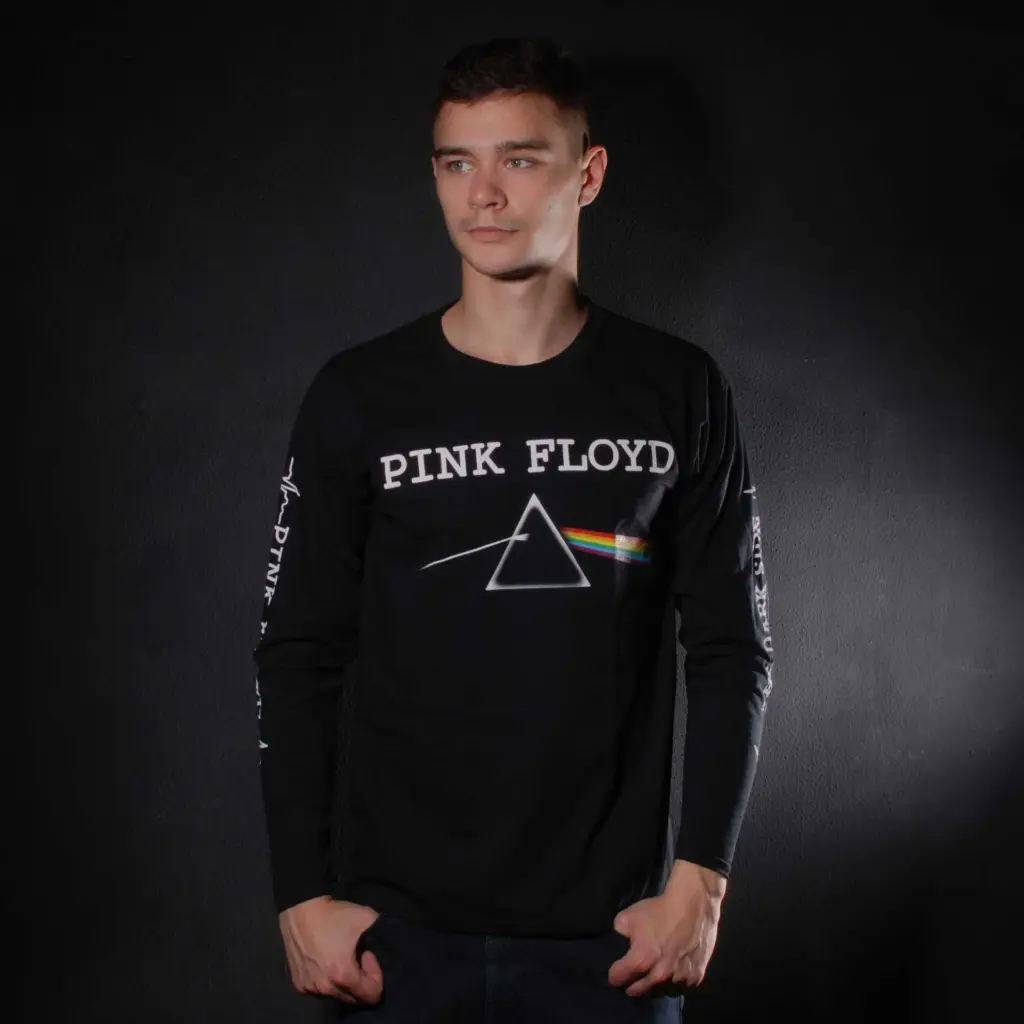 Лонгслів Pink Floyd - The Dark Side Of The Moon призма чорний