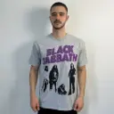 Футболка Black Sabbath - Masters Of Doom світло-сіра меланжева