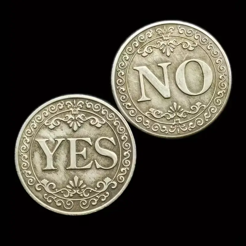 Монета для прийняття рішень Так Ні - Yes No
