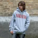 Худі Nirvana - In Utero світло-сіре меланж