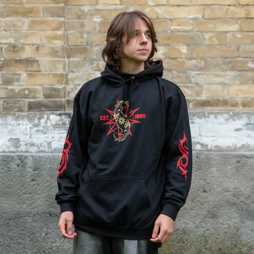 Худі Slipknot - Iowa Des Moines 1995 чорне 