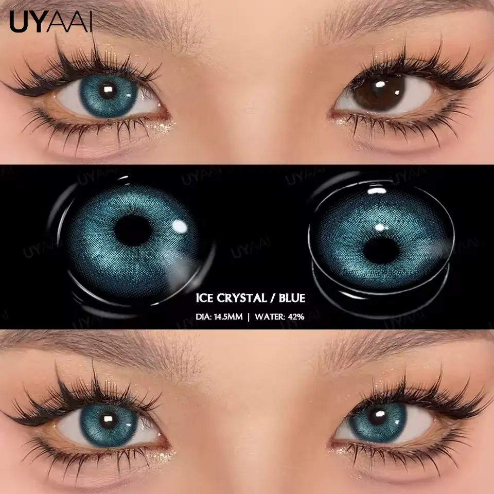 Контактні лінзи Ice Crystal Blue блакитні