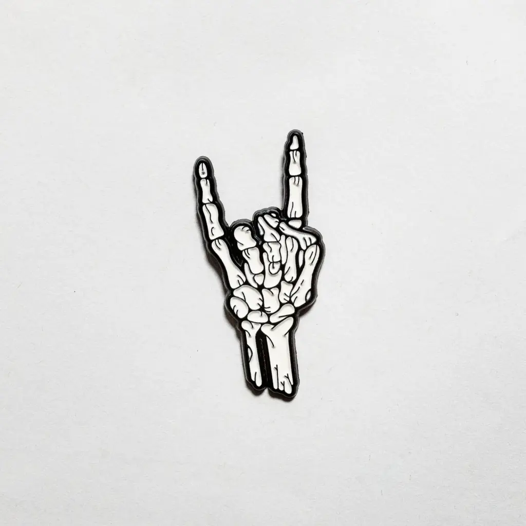 Пін Devil Horns Skeleton